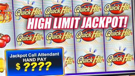 Massive Jackpot On Quick Hit Platinum Progressive High Limit Slot