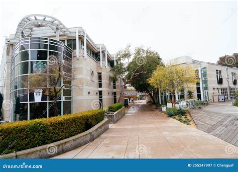 Beautiful Campus Landscape Of University Of California San Diego Ucs Editorial Photography