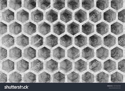 Honeycomb Grunge Concrete Construction Texture 3d Stock Illustration ...