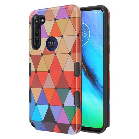 Motorola Moto G Stylus Phone Case Marble Design Pattern Dual Layer