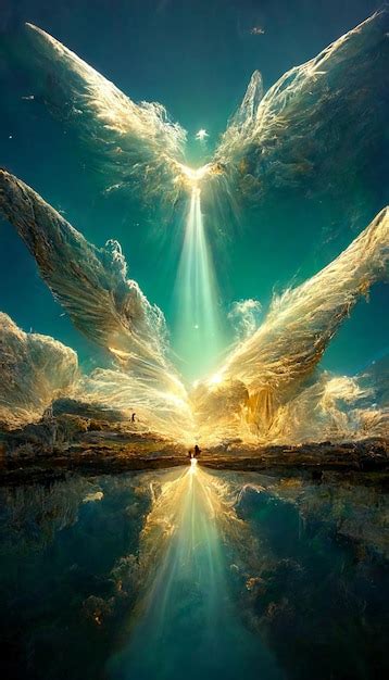 Premium AI Image | Angel wings are the symbol of hope and hope.