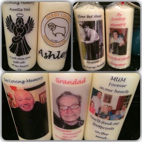 Memorial Candles | Personalized candles, Memorial candle, Candles