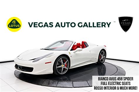 Used 2015 Ferrari 458 Spider Base For Sale (Sold) | Lotus Cars Las ...