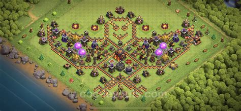 Melhor Layout De Defesa Cv Link Coc Clash Of Clans Centro De