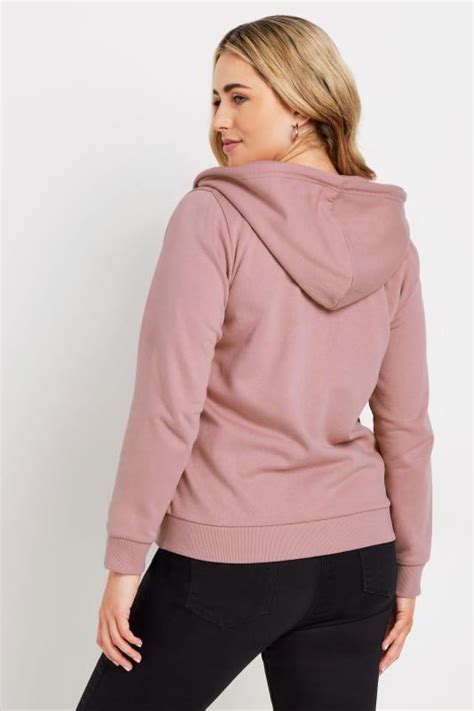 Mandco Pink Essential Zip Through Hoodie Mandco