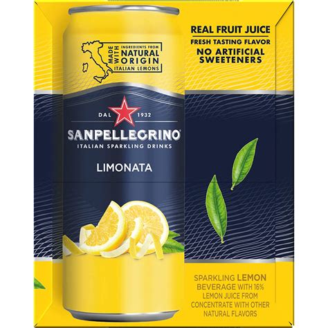 Buy Sanpellegrino Italian Sparkling Drink Limonata Sparkling Lemon