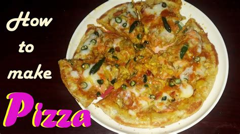 চিকেন পিজ্জা Bangladeshi Pizza Pan Pizza Ll Chicken Pizza Recipe In