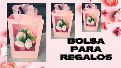 Hermosa Bolsa Con Ventana Para Regalo F Cil Bolsa De Regalos Diy