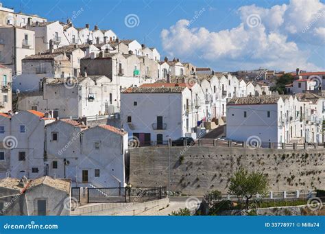 Punto Di Vista Panoramico Di Monte Sant Angelo La Puglia L Italia