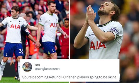 Tottenham Fans Joke Club Are Becoming Refund Fc After Imploding Again