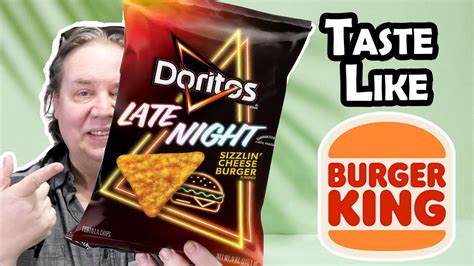 Doritos Late Night Sizzlin Cheeseburger Real Review Youtube