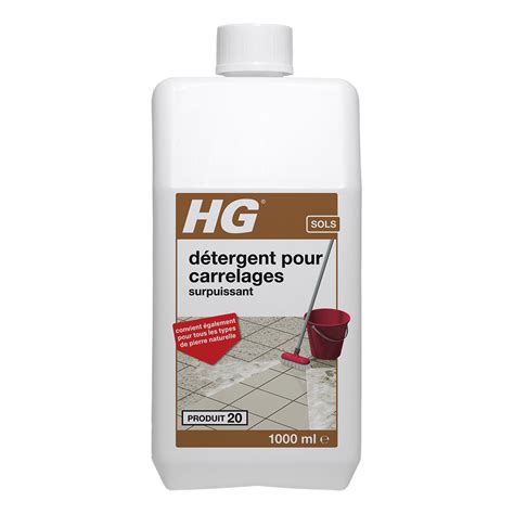 HG détergent surpuissant pour carrelages un produit décapant pour