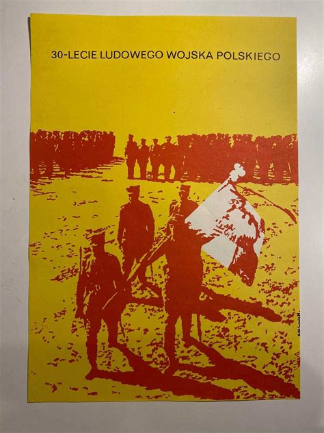 Plakat Z Teki Ludowe Wojsko Polskie W Plakacie 1976 Warszawa Ochota