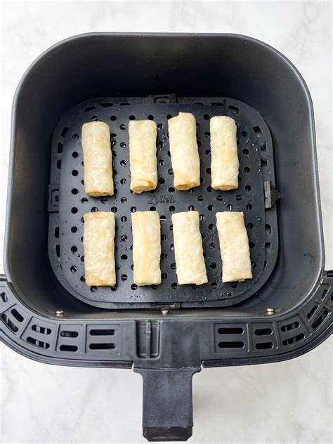 Air Fryer Frozen Spring Rolls Indian Veggie Delight