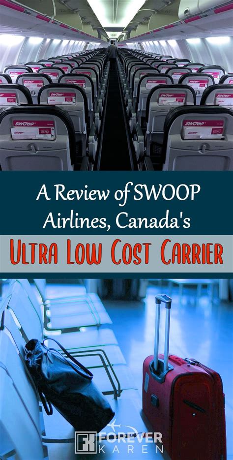 Swoop Airlines Review Canada S Low Cost Carrier Forever Karen