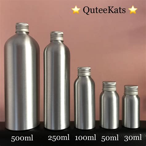 Jual Botol Aluminium Besar Ml Ml Dengan Tutup Aluminium Ulir Atau