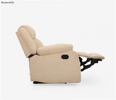 Buy Avalon Fabric 1 Seater Manual Recliner Chair Beige At 36 OFF