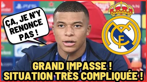 Real Madrid Et Psg Ne Se Comprennent Pas Et L Impasse Continue