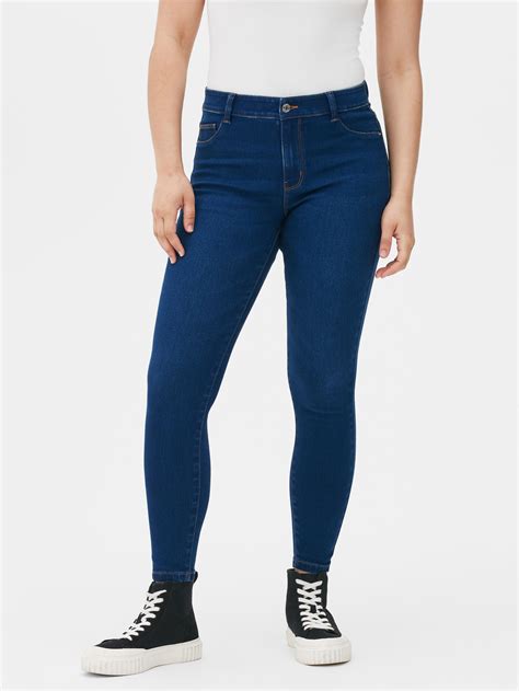 Women S Blue Stretch Skinny Jeans Primark