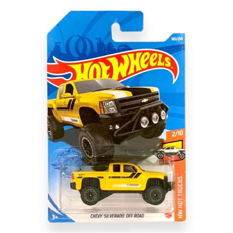 Miniatura Caminhonete Hot Wheels Chevy Silverado Off Road HW HOT