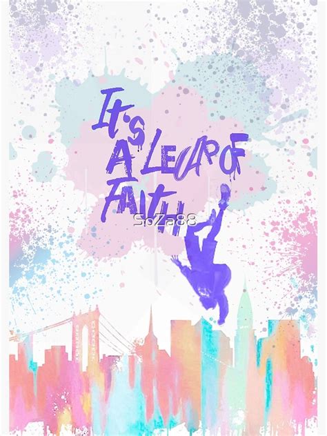 "Spiderman leap of faith" Poster for Sale by SoZa88 | Redbubble