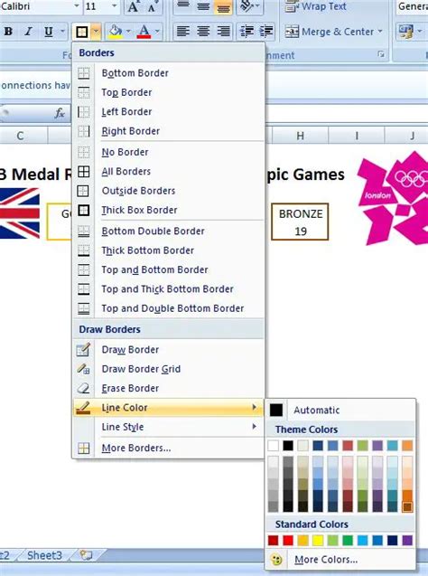 Change The Color Of Cell Borders - How To Excel At Excel