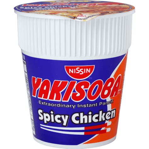 Nissin Yakisoba Spicy Chicken 77g Instant Noodles Walter Mart