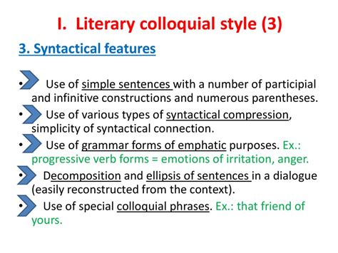 Distinctive Features Of The Functional Styles Lecture 10 презентация