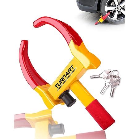 Weegoo Wheel Clamp Heavy Duty Wheel Lock Security Anti Theft Wheel