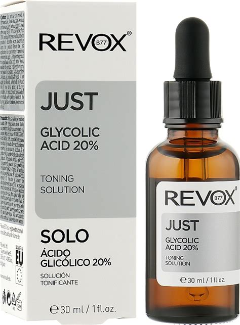 Sérum à l acide glycolique pour visage Revox Just Glycolic Acid 20