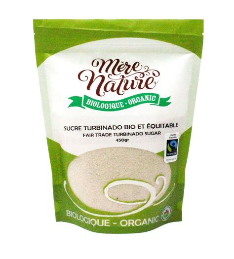 Sucre Turbinado Biologique et Équitable Mère Nature Délices de la