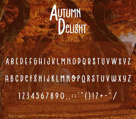 Autumn Fonts Bundle Canva Fonts Cricut Fonts Procreate Fonts