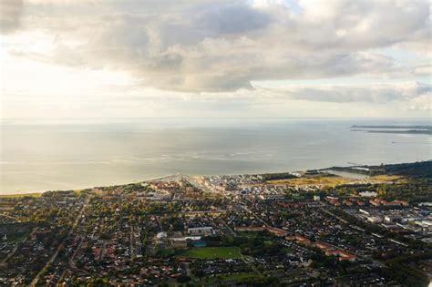 Premium Photo | Aerial view of malmo city sweden