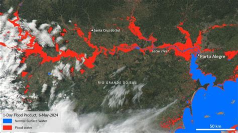 Chuvas No Rs Nasa Divulga Imagens De Sat Lite Que Mostram Dimens O Da