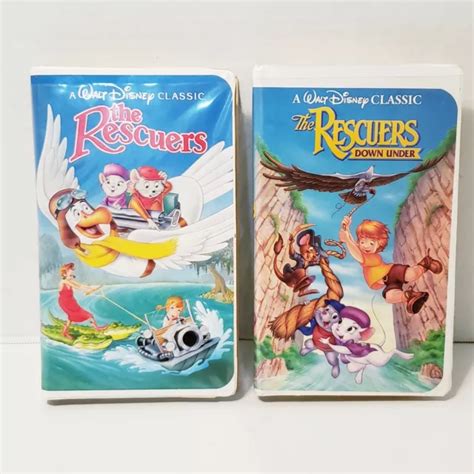 Disney Vhs Black Diamond Classics The Rescuers The Rescuers Down