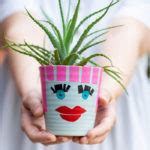 Crazy Diy Blumentopf Mit Gesicht Aus Recycelten Konservendosen