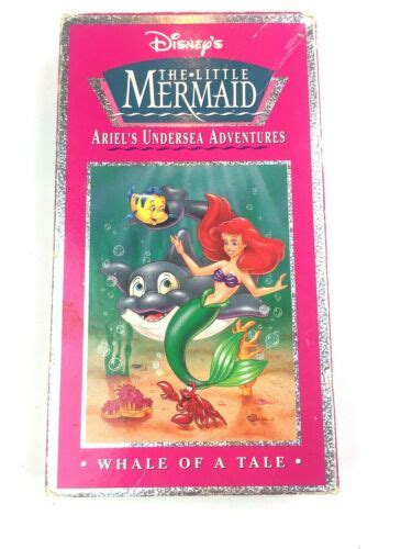 The Little Mermaid Ariels Undersea Adventures Whale Of A Tale Vhs Tape Movie 717951664037 Ebay