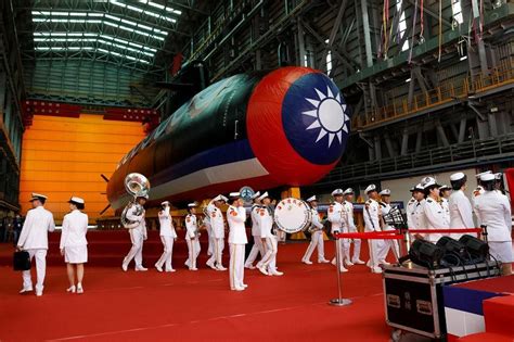 Taiwan unveils first domestically built submarine | The Straits Times