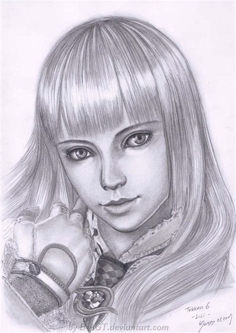 T5DR Fan Art Lili from Tekken by b_agt | Game-Art-HQ