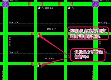 主次梁相交附加箍筋？？？？ 服务新干线答疑解惑