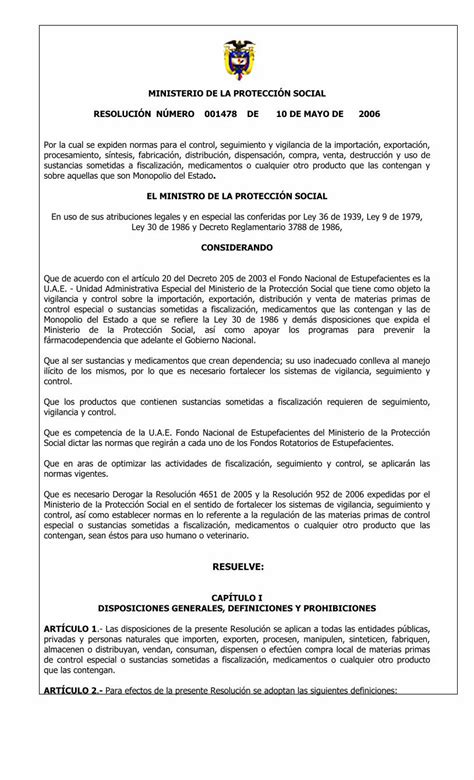 Pdf Ministerio De La Protecci N Social Pdf Fileministerio De