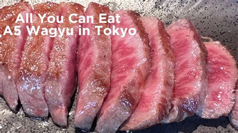 All You Can Eat A5 Wagyu In Ginza Steaktokyo Youtube