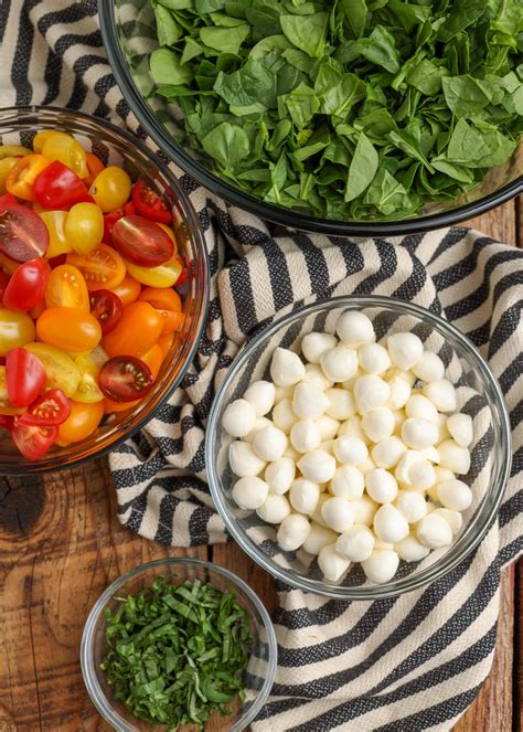 Chopped Caprese Salad Vegetable Recipes