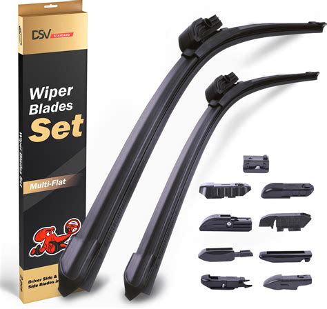 Dsv Standard Multi Adapter Wiper Blades 22” And 22” Automotive Replacement