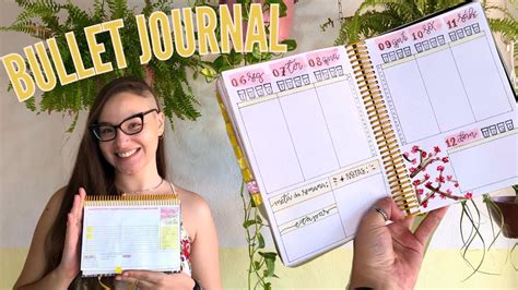 Planeje Comigo Bullet Journal Habit Tracker Rastreador De H Bitos