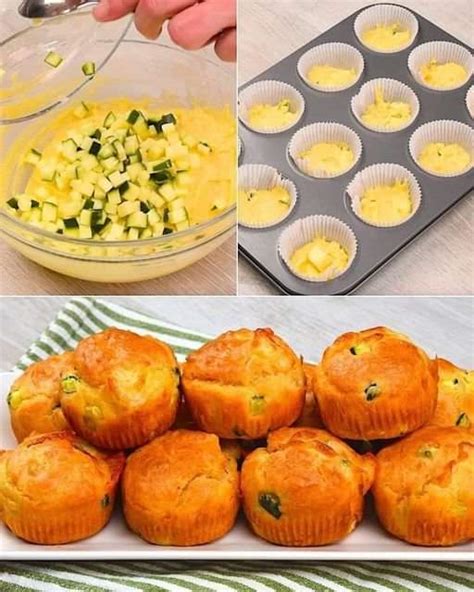 Savory Zucchini And Cheese Muffins Meals