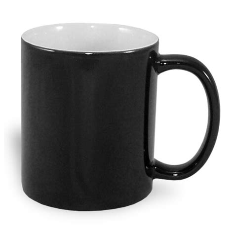 Magic Mug A Ml Black Sublimation Thermal Transfer Black Mugs And