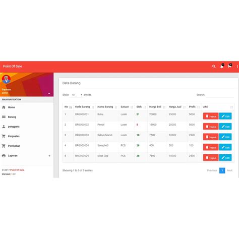 Jual Aplikasi Point Of Sales Pos Penjualan Kasir Dengan Php Mysql Dan