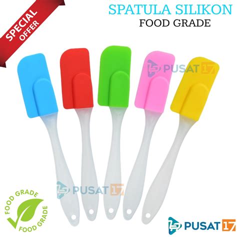 Jual Spatula Masak Silikon Tahan Panas Food Grade Spatula Sodet