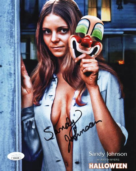 Sandy Johnson-as Judith Myers-signed Halloween 8x10-JSA – The Hobby Table